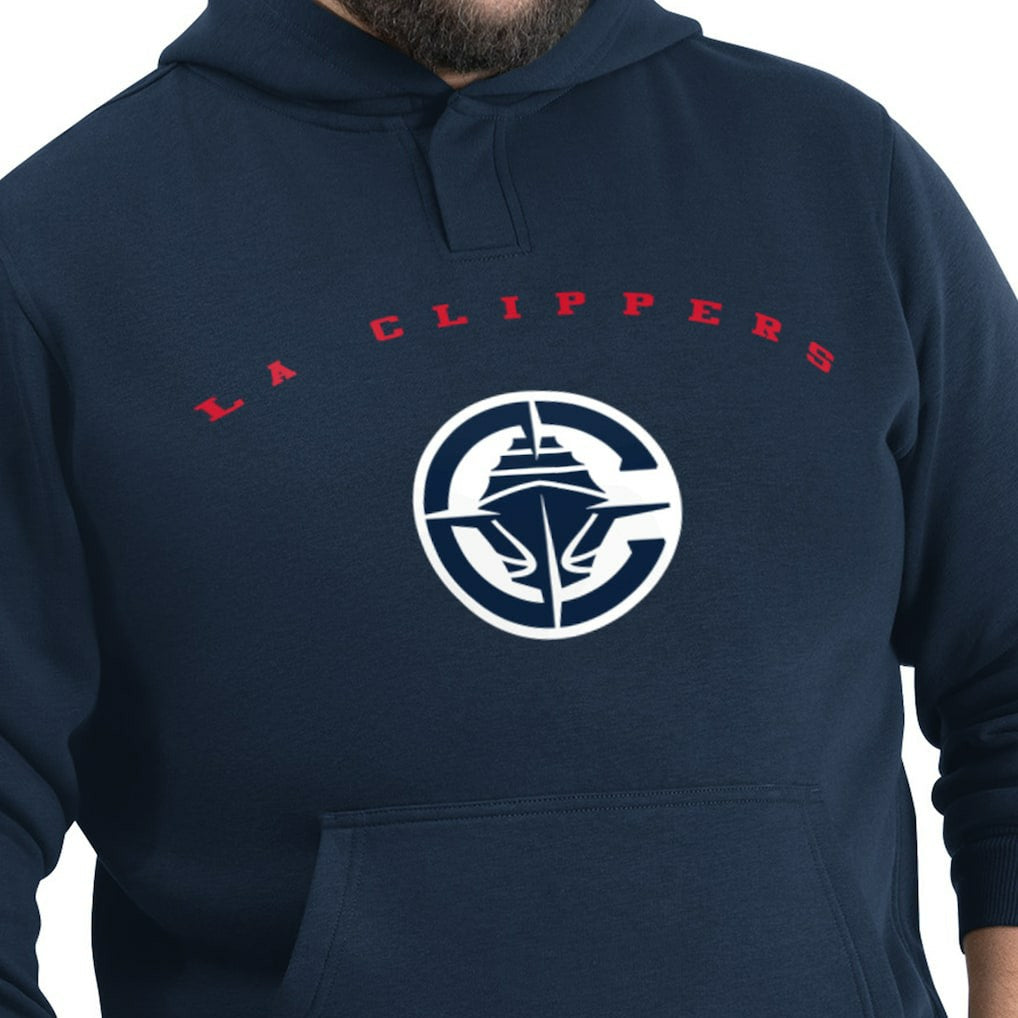 LA Clippers G-III Sports by Carl Banks Adaptive Team Arc Fleece Hoodie New