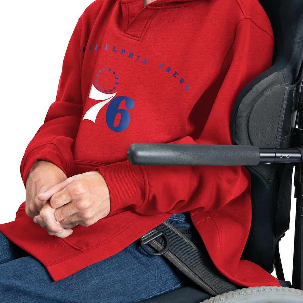 Philadelphia 76ers G-III Sports by Carl Banks Adaptive Team Arc Fleece Hoodie Discount