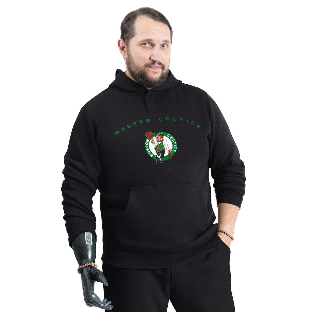 Boston Celtics G-III Sports by Carl Banks Adaptive Team Arc Fleece Hoodie New