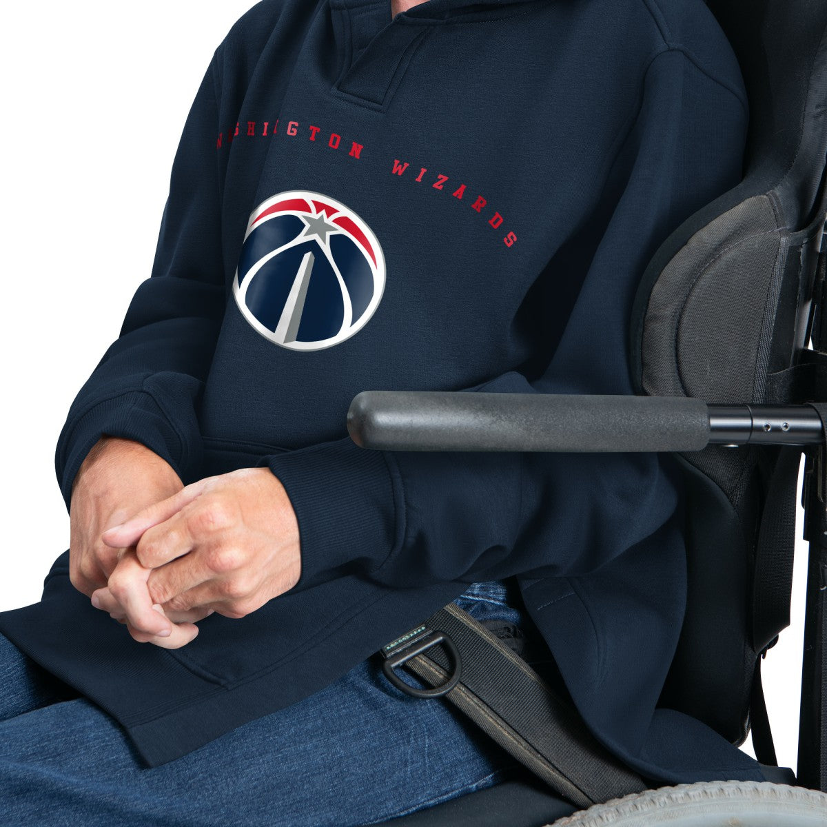 Washington Wizards G-III Sports by Carl Banks Adaptive Team Arc Fleece Hoodie Online