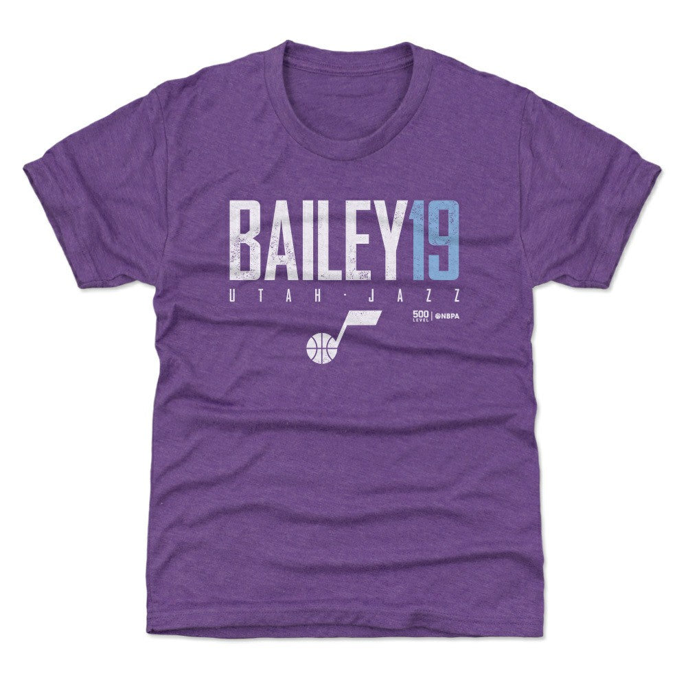 Ace Bailey Utah Jazz 500 Level Youth Elite T-Shirt Discount