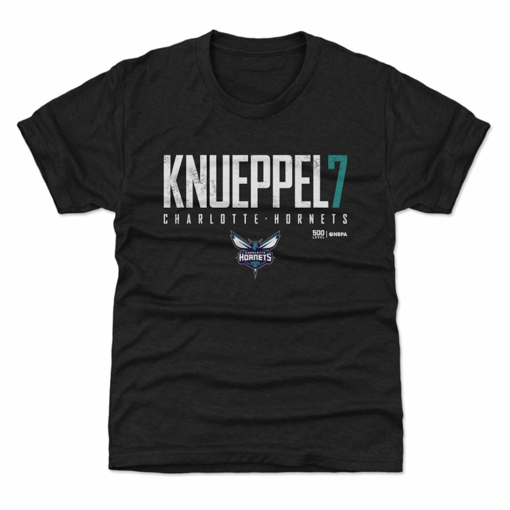 Kon Knueppel Charlotte Hornets 500 Level Youth Elite T-Shirt On Sale