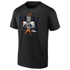 Denver Broncos  Bo Nix  Humble Shadow Player Graphic T-Shirt