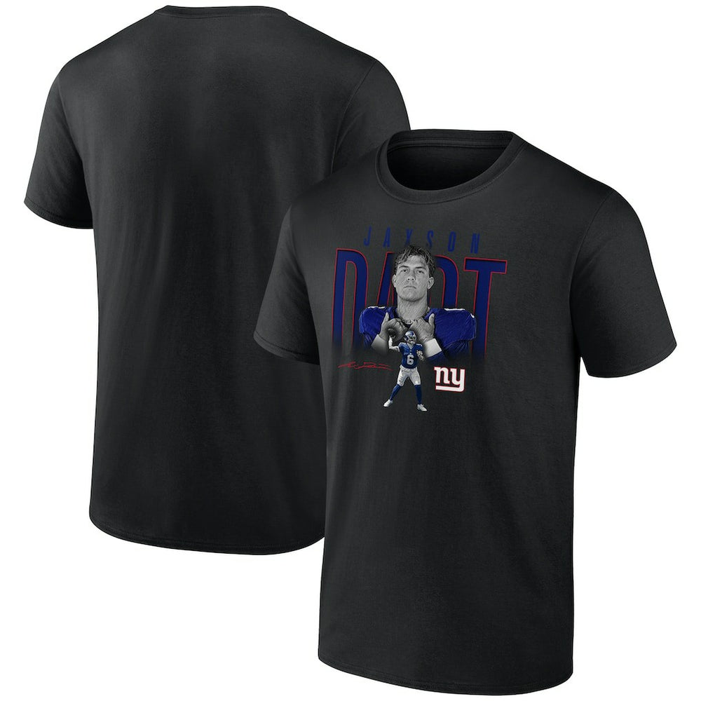 New York Giants  Jaxson Dart  Humble Shadow Player Graphic T-Shirt