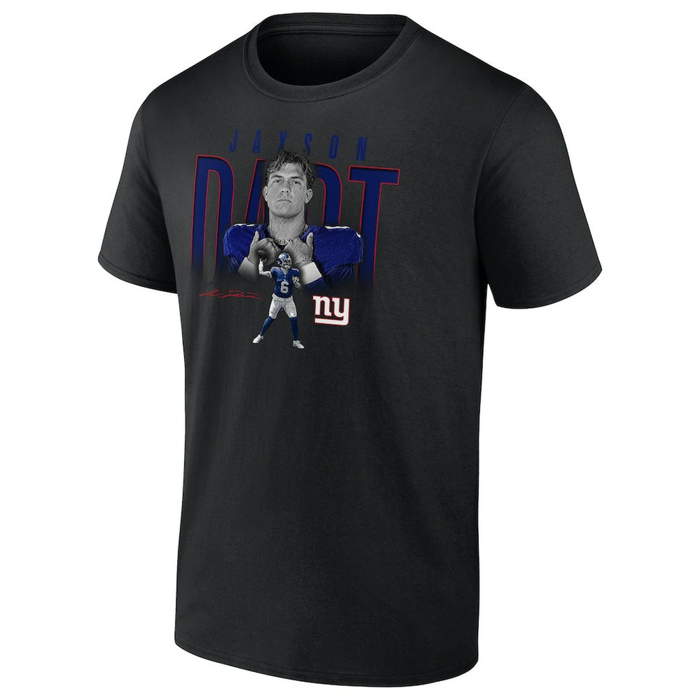 New York Giants  Jaxson Dart  Humble Shadow Player Graphic T-Shirt
