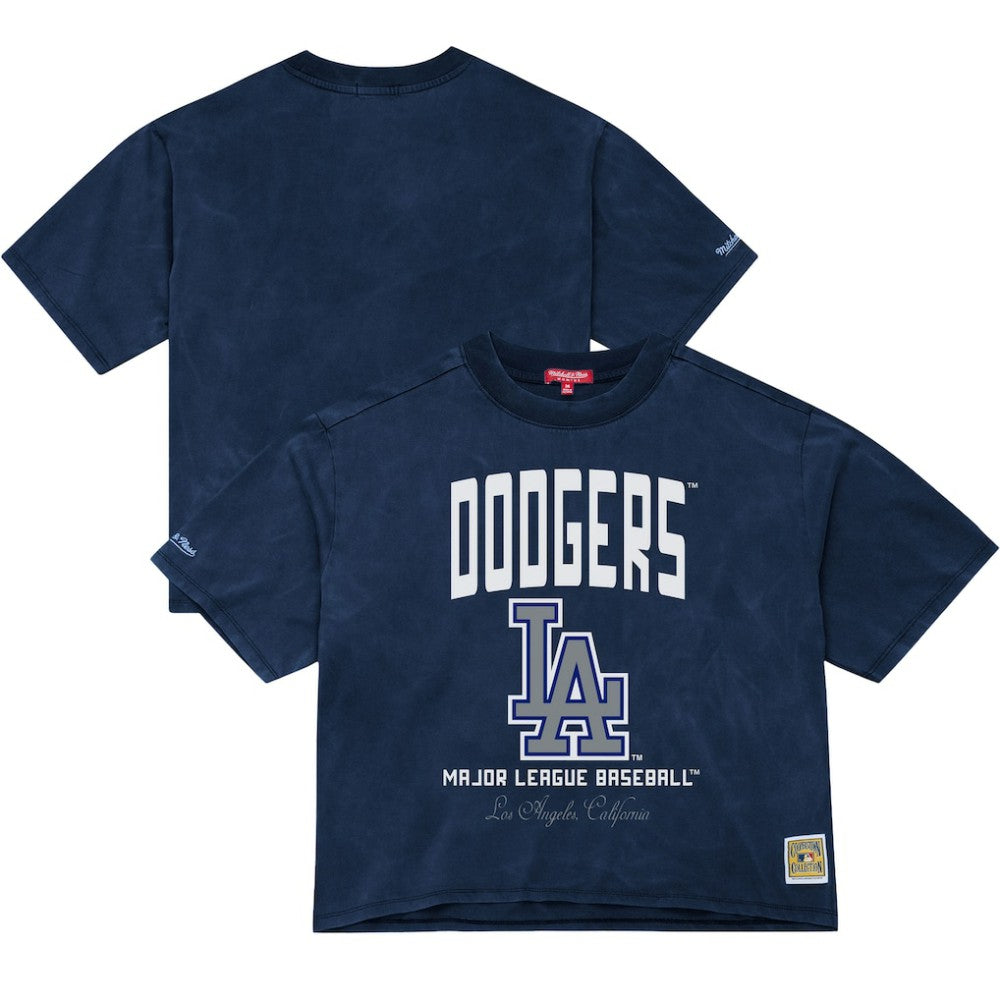 Los Angeles Dodgers Mitchell & Ness Women's Cooperstown Cropped Boxy T-Shirt | MLB Near me