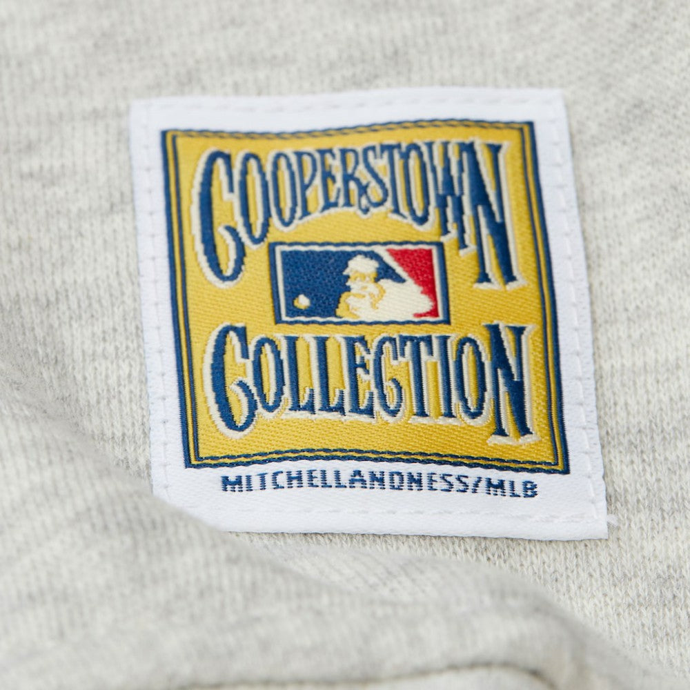 New York Yankees Mitchell & Ness Women's Cooperstown Collection V-Neck Cropped Toggle Sweatshirt | MLB Sale