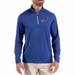 Buffalo Bills  Cutter & Buck Coastline Epic Comfort Recycled Quarter-Zip Pullover