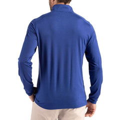 Buffalo Bills  Cutter & Buck Coastline Epic Comfort Recycled Quarter-Zip Pullover