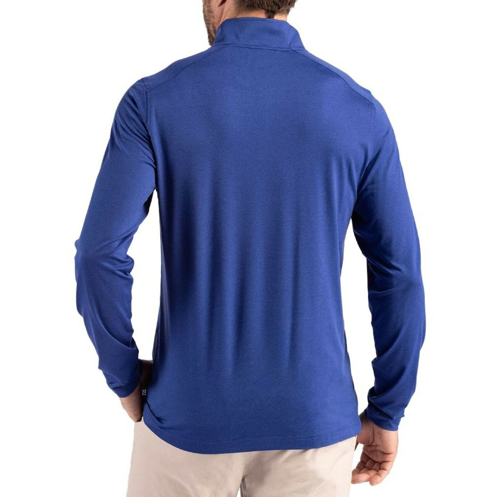 Indianapolis Colts  Cutter & Buck Coastline Epic Comfort Recycled Quarter-Zip Pullover