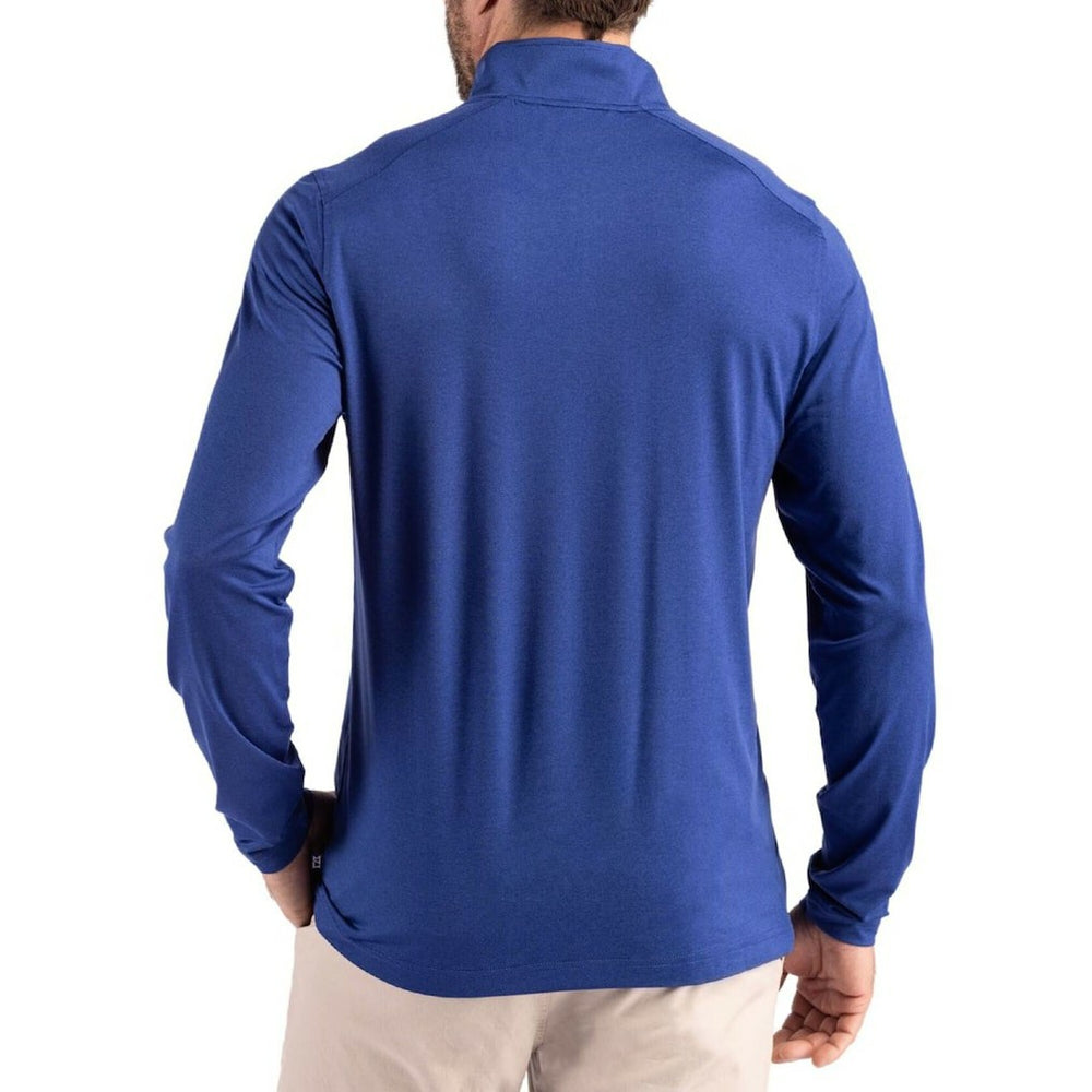 Indianapolis Colts  Cutter & Buck Coastline Epic Comfort Recycled Quarter-Zip Pullover
