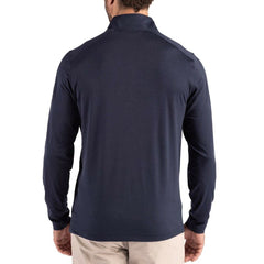 Seattle Seahawks  Cutter & Buck Coastline Epic Comfort Recycled Quarter-Zip Pullover