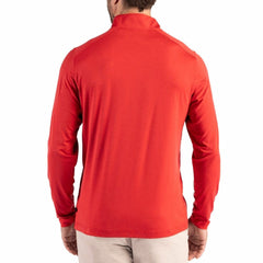 Tampa Bay Buccaneers  Cutter & Buck Coastline Epic Comfort Recycled Quarter-Zip Pullover