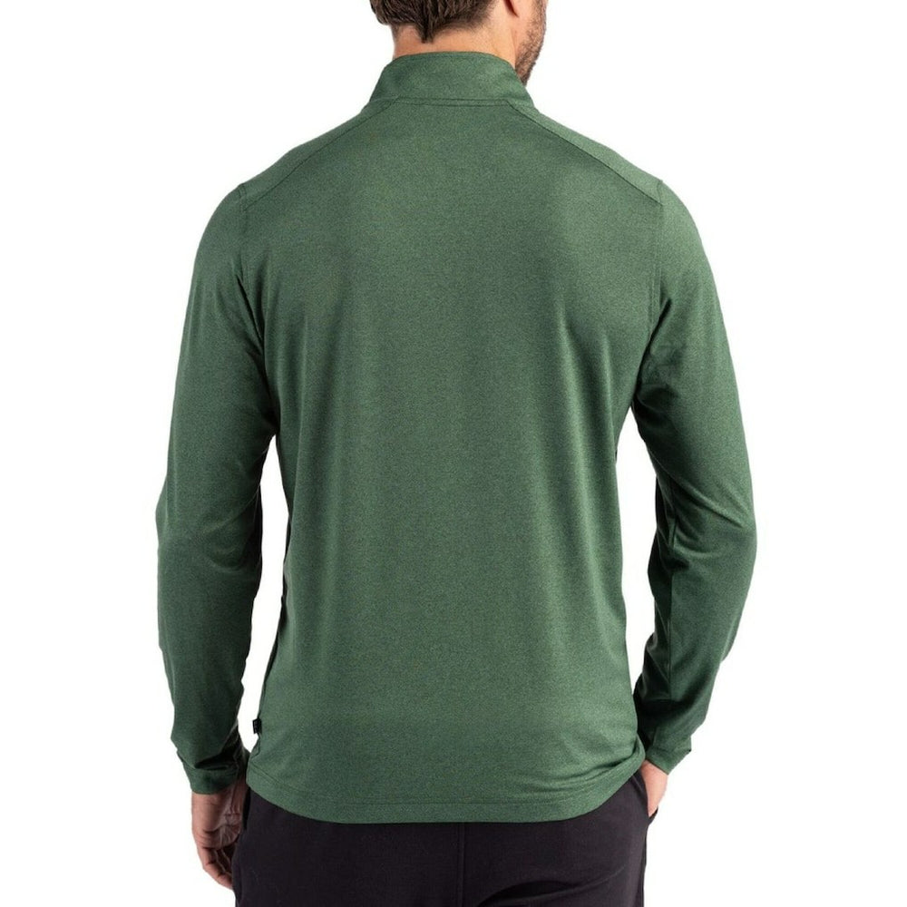 New York Jets  Cutter & Buck Coastline Epic Comfort Recycled Quarter-Zip Pullover