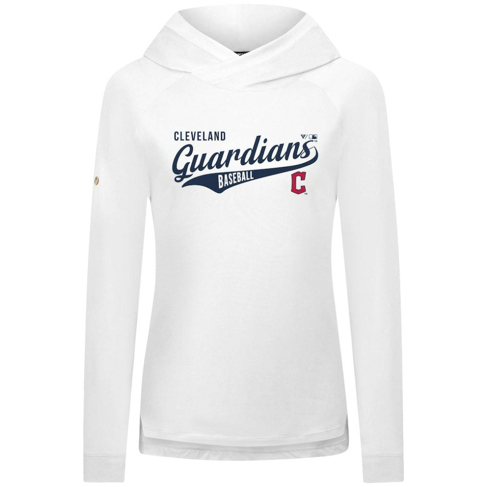 Cleveland Guardians Levelwear Women's Slender Glide Raglan Hoodie | MLB Sale