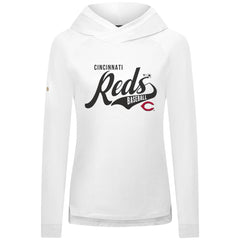 Cincinnati Reds Levelwear Women's Slender Glide Raglan Hoodie | MLB New