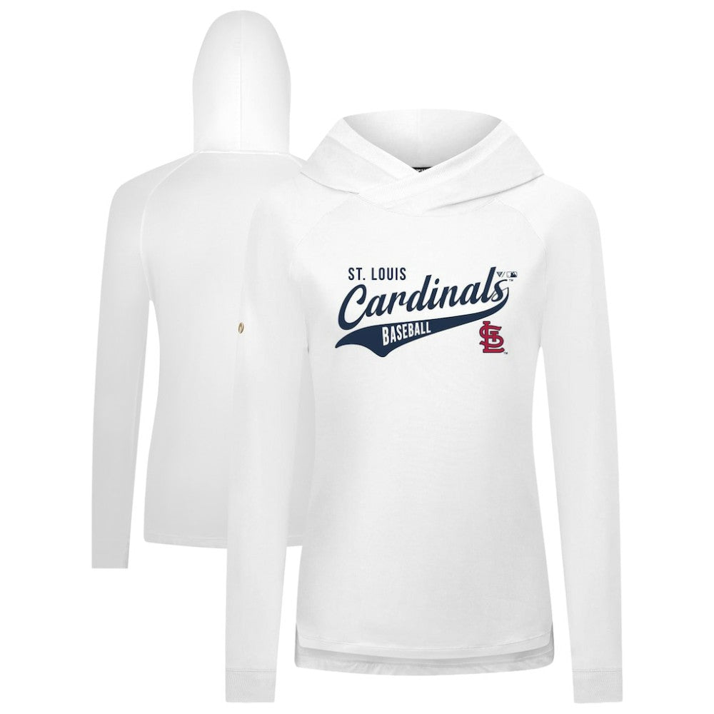 St. Louis Cardinals Levelwear Women's Slender Glide Raglan Hoodie | MLB Sale