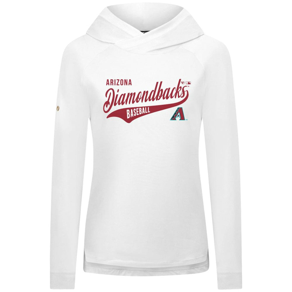 Arizona Diamondbacks Levelwear Women's Slender Glide Raglan Hoodie | MLB Online