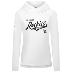 Colorado Rockies Levelwear Women's Slender Glide Raglan Hoodie | MLB New