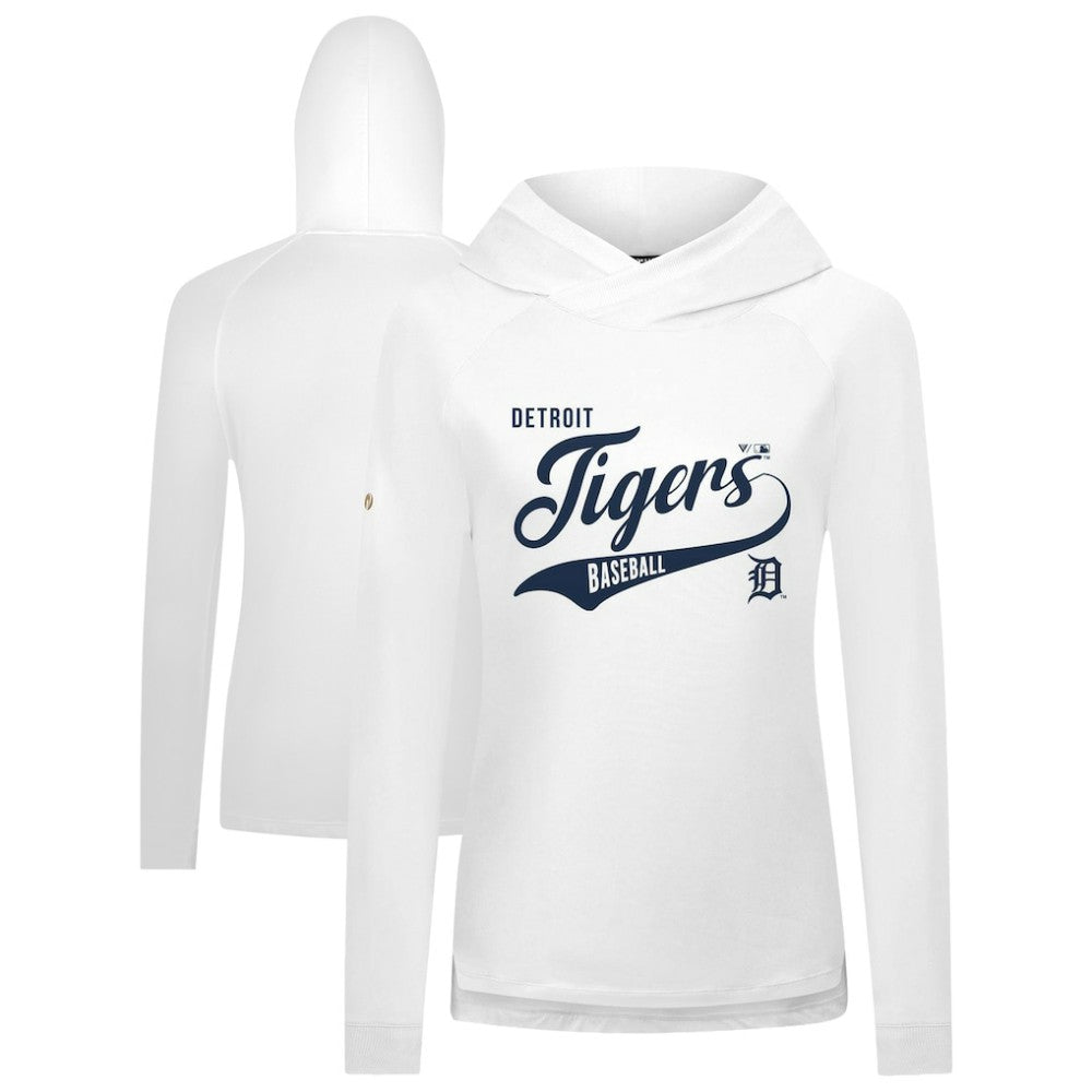 Detroit Tigers Levelwear Women's Slender Glide Raglan Hoodie | MLB On Sale