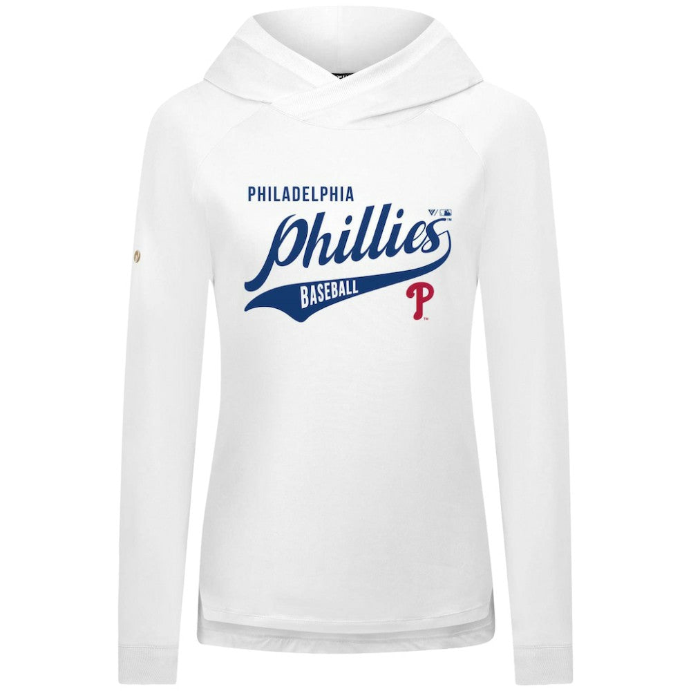 Philadelphia Phillies Levelwear Women's Slender Glide Raglan Hoodie | MLB Sale