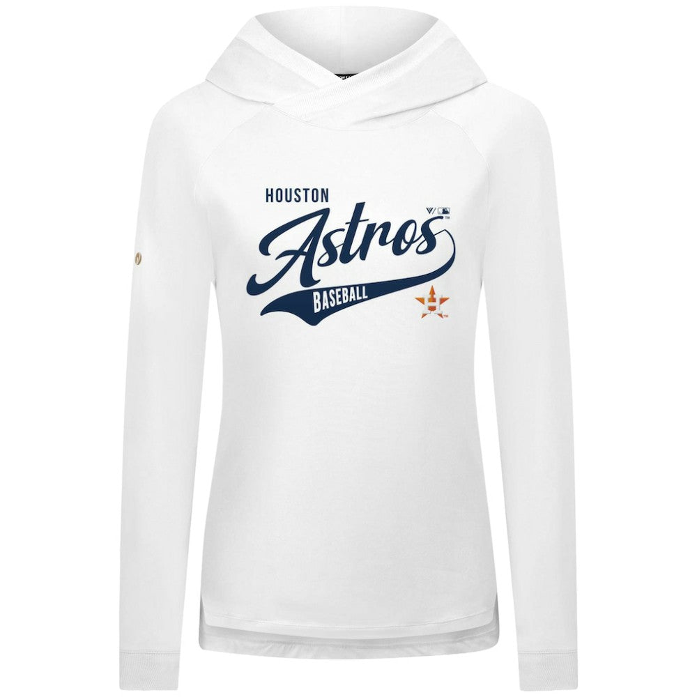 Houston Astros Levelwear Women's Slender Glide Raglan Hoodie | MLB On Sale