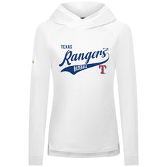 Texas Rangers Levelwear Women's Slender Glide Raglan Hoodie | MLB Discount