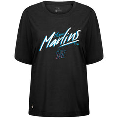 Miami Marlins Levelwear Women's Bloom Sizzle T-Shirt | MLB Sale