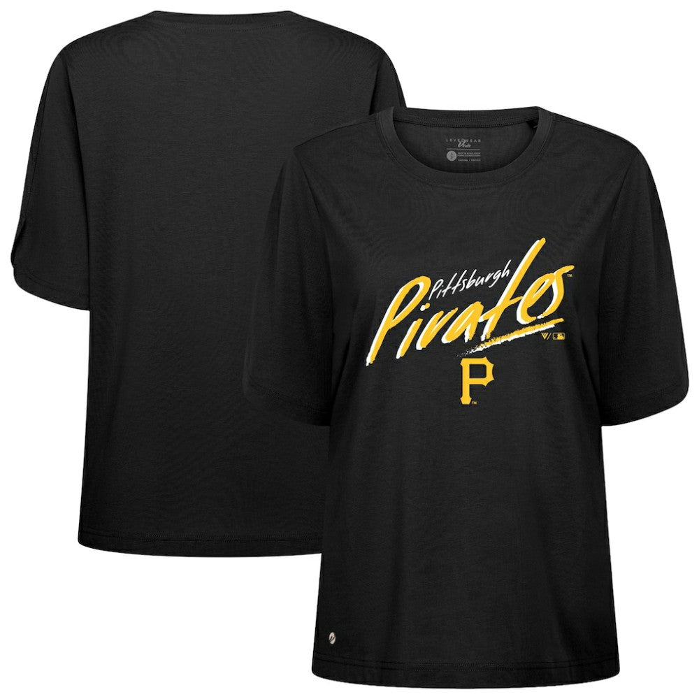Pittsburgh Pirates Levelwear Women's Bloom Sizzle T-Shirt | MLB Online