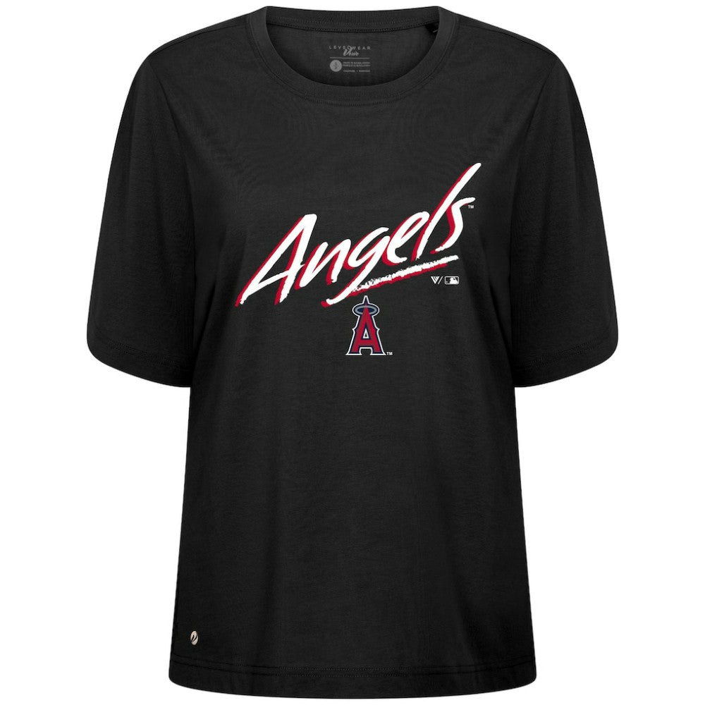 Los Angeles Angels Levelwear Women's Bloom Sizzle T-Shirt | MLB For sale