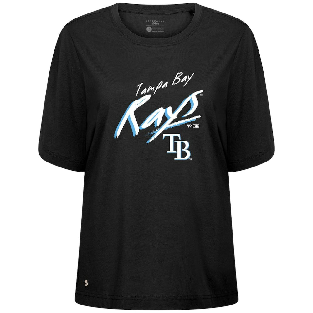 Tampa Bay Rays Levelwear Women's Bloom Sizzle T-Shirt | MLB Sale