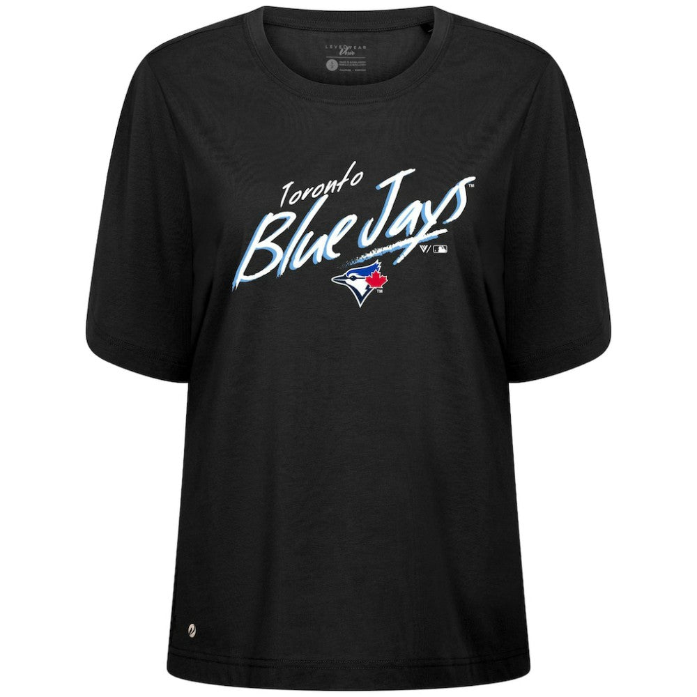 Toronto Blue Jays Levelwear Women's Bloom Sizzle T-Shirt | MLB On Sale