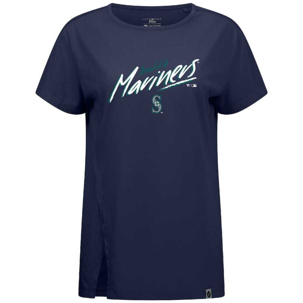 Seattle Mariners Levelwear Women's Influx Sizzle T-Shirt | MLB On Sale