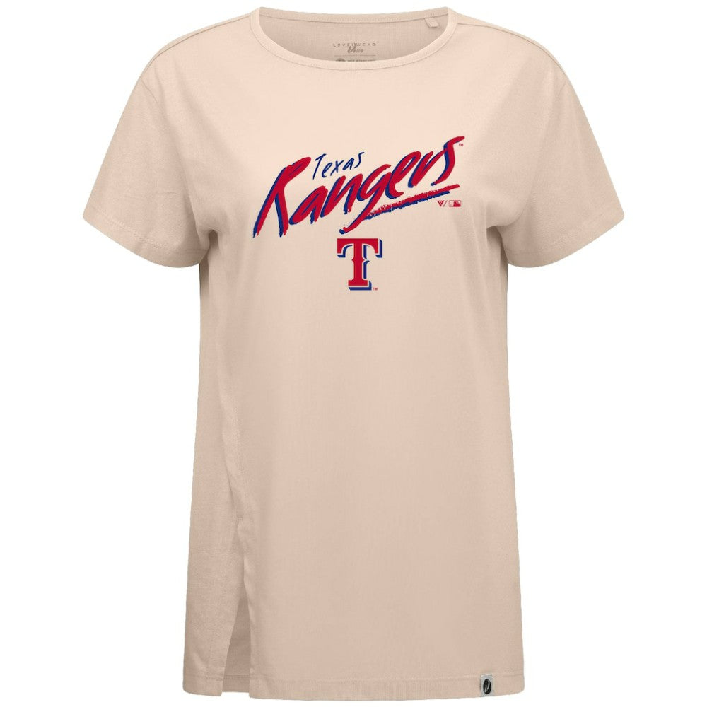 Texas Rangers Levelwear Women's Influx Sizzle T-Shirt | MLB Sale