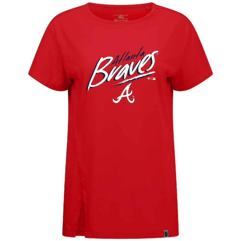 Atlanta Braves Levelwear Women's Influx Sizzle T-Shirt | MLB Near me
