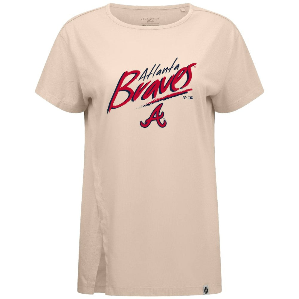 Atlanta Braves Levelwear Women's Influx Sizzle T-Shirt | MLB Near me