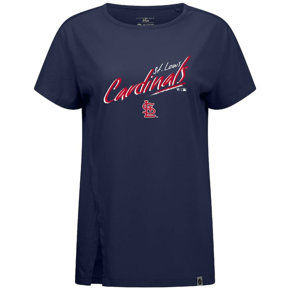 St. Louis Cardinals Levelwear Women's Influx Sizzle T-Shirt | MLB Outlet