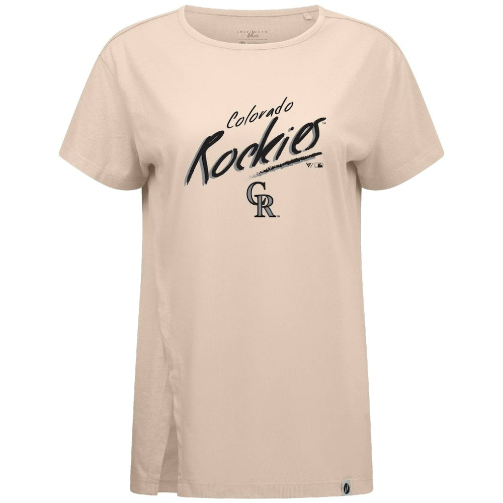 Colorado Rockies Levelwear Women's Influx Sizzle T-Shirt | MLB US