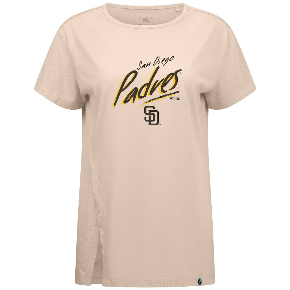San Diego Padres Levelwear Women's Influx Sizzle T-Shirt | MLB Online