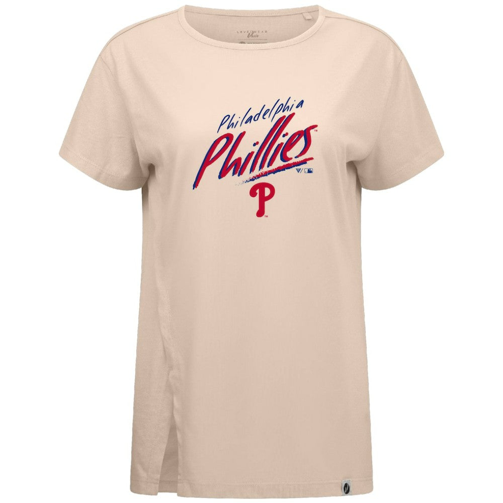 Philadelphia Phillies Levelwear Women's Influx Sizzle T-Shirt | MLB Shop