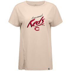 Cincinnati Reds Levelwear Women's Influx Sizzle T-Shirt | MLB New