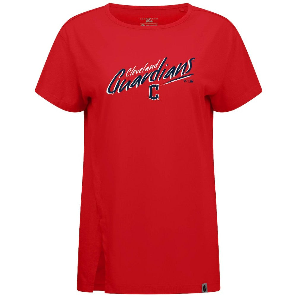 Cleveland Guardians Levelwear Women's Influx Sizzle T-Shirt | MLB New
