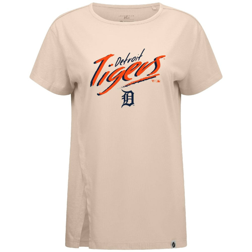 Detroit Tigers Levelwear Women's Influx Sizzle T-Shirt | MLB New