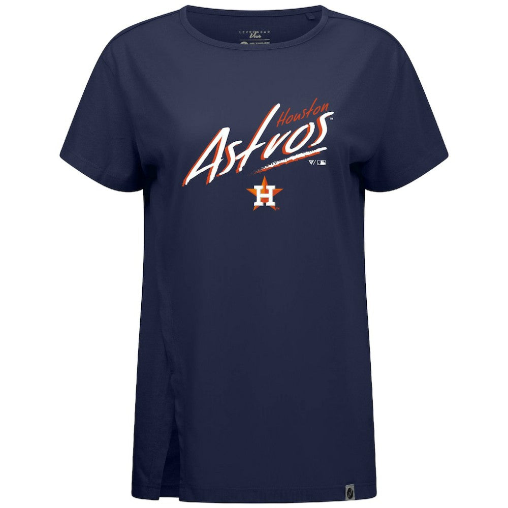 Houston Astros Levelwear Women's Influx Sizzle T-Shirt | MLB On Sale