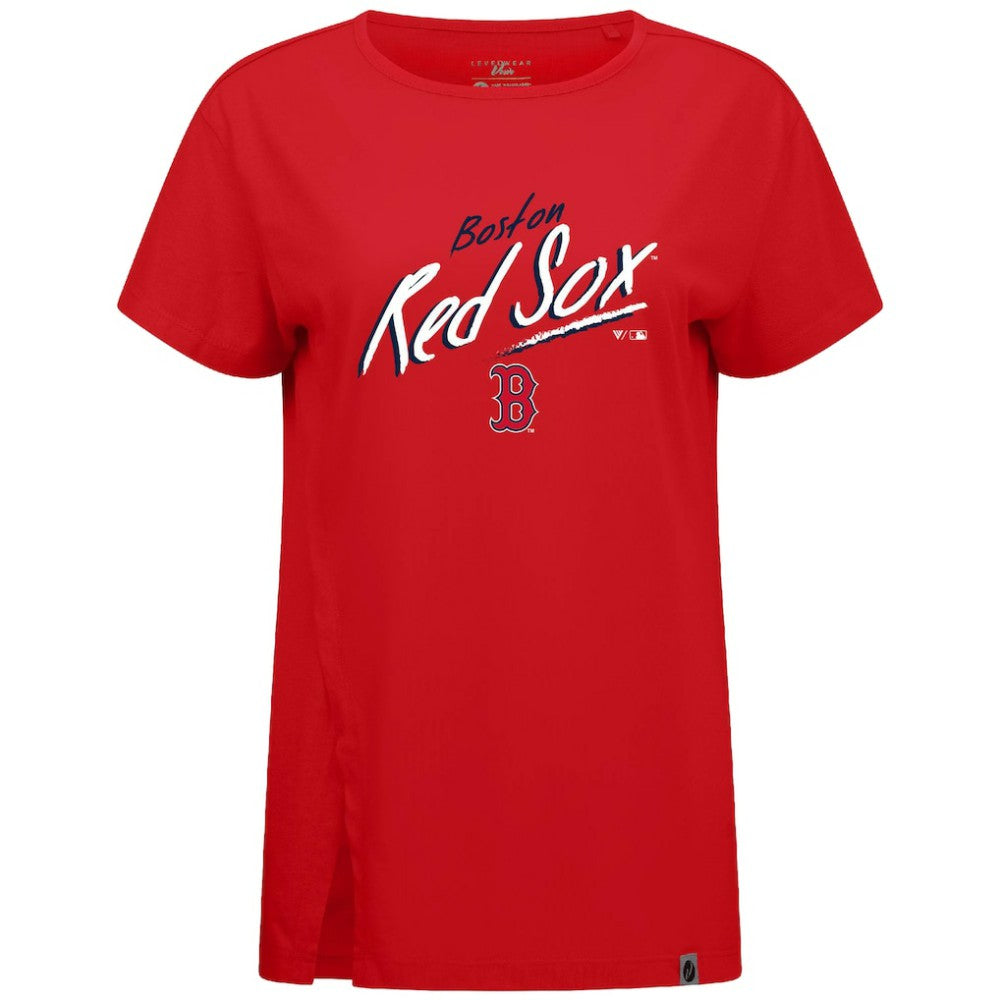 Boston Red Sox Levelwear Women's Influx Sizzle T-Shirt | MLB Discount