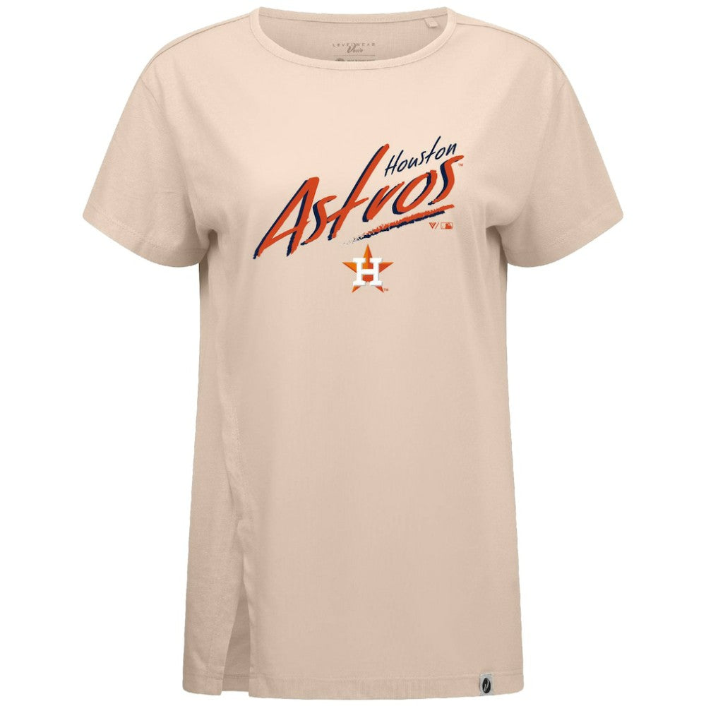 Houston Astros Levelwear Women's Influx Sizzle T-Shirt | MLB New
