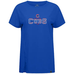Chicago Cubs Levelwear Women's Influx Journey T-Shirt | MLB Discount
