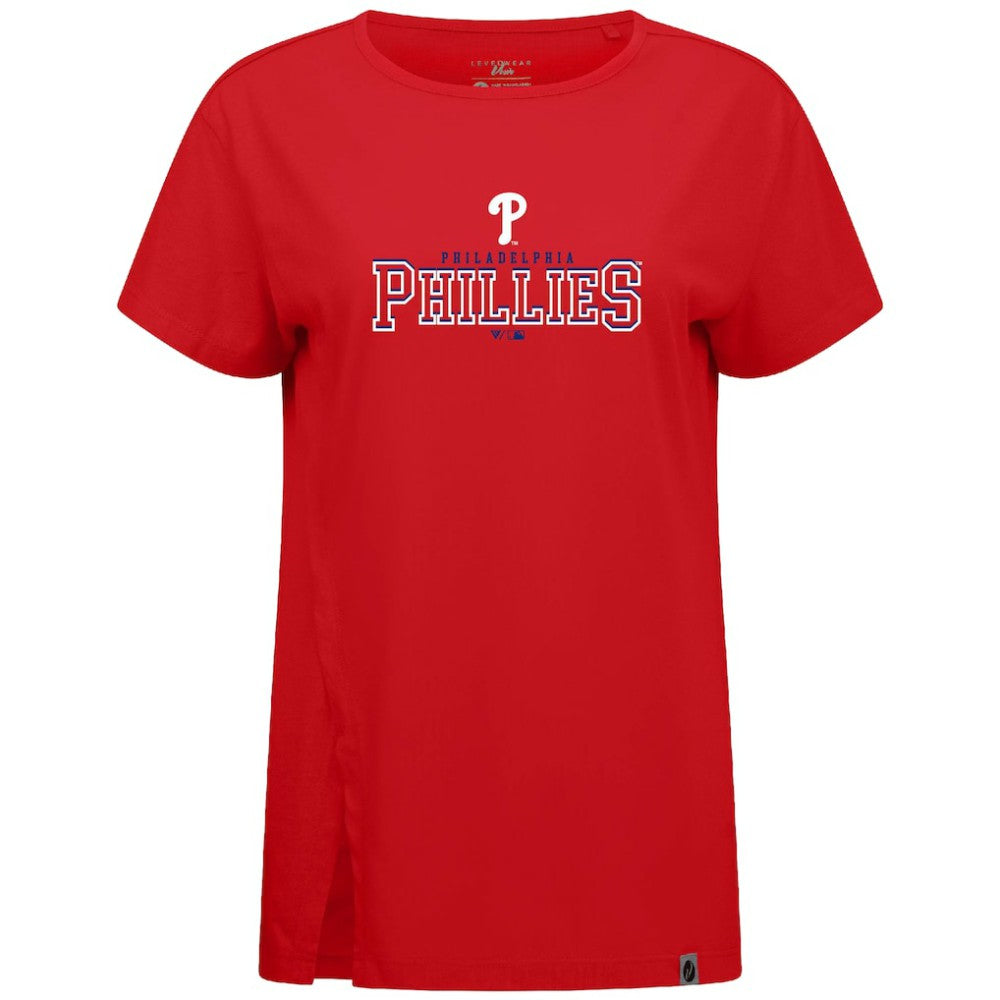 Philadelphia Phillies Levelwear Women's Influx Journey T-Shirt | MLB New