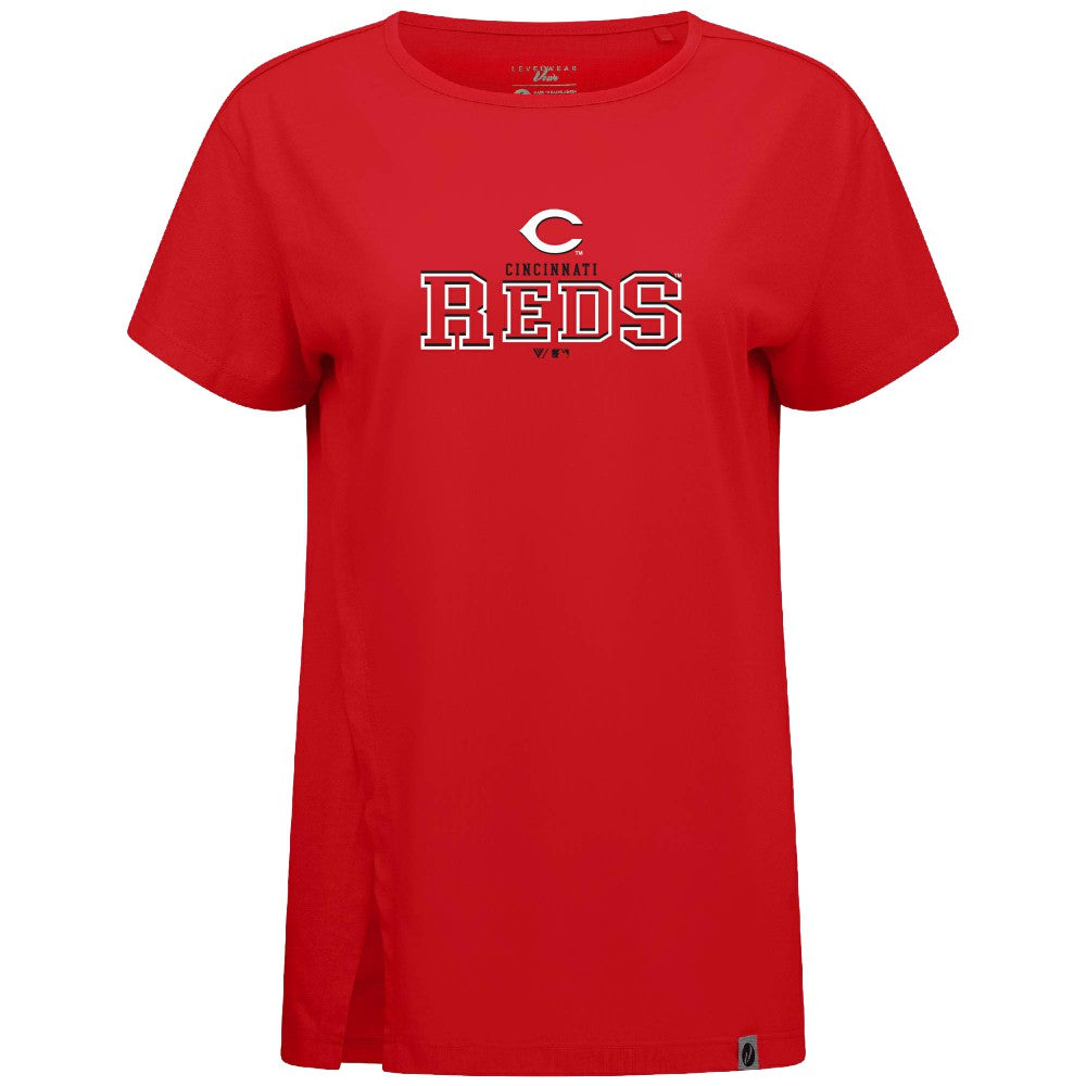 Cincinnati Reds Levelwear Women's Influx Journey T-Shirt | MLB For sale
