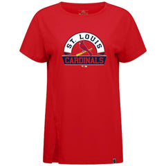 St. Louis Cardinals Levelwear Women's Influx Banner Arch T-Shirt | MLB Shop